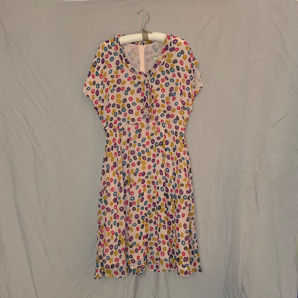 Vintage-Style Patterned Dress